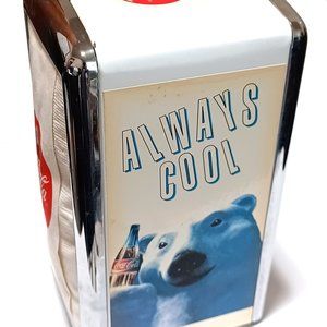 90s Vintage Coca Cola Bear Napkin Holder